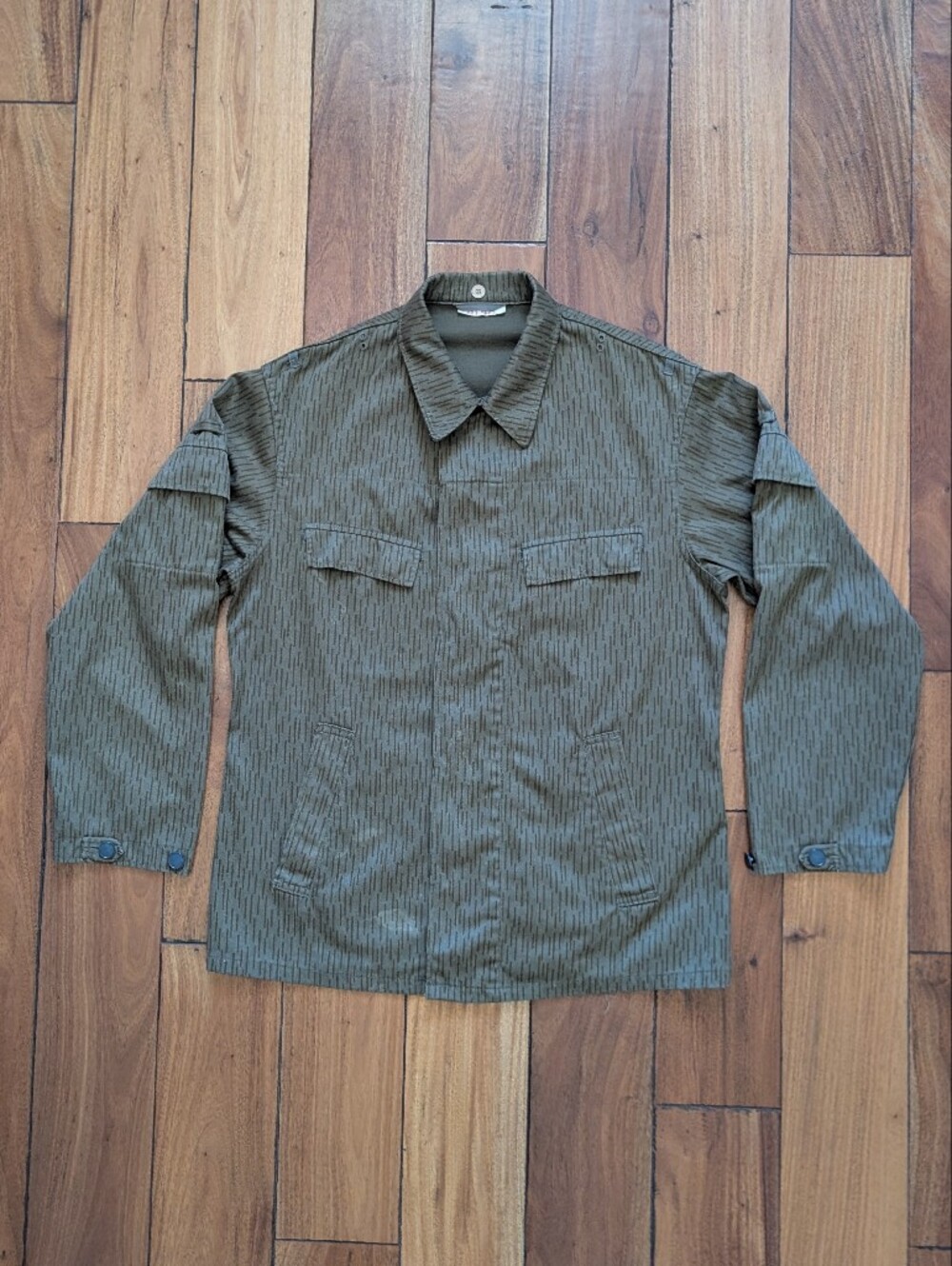 East German Strichtarn Camo Field Jacket (M)